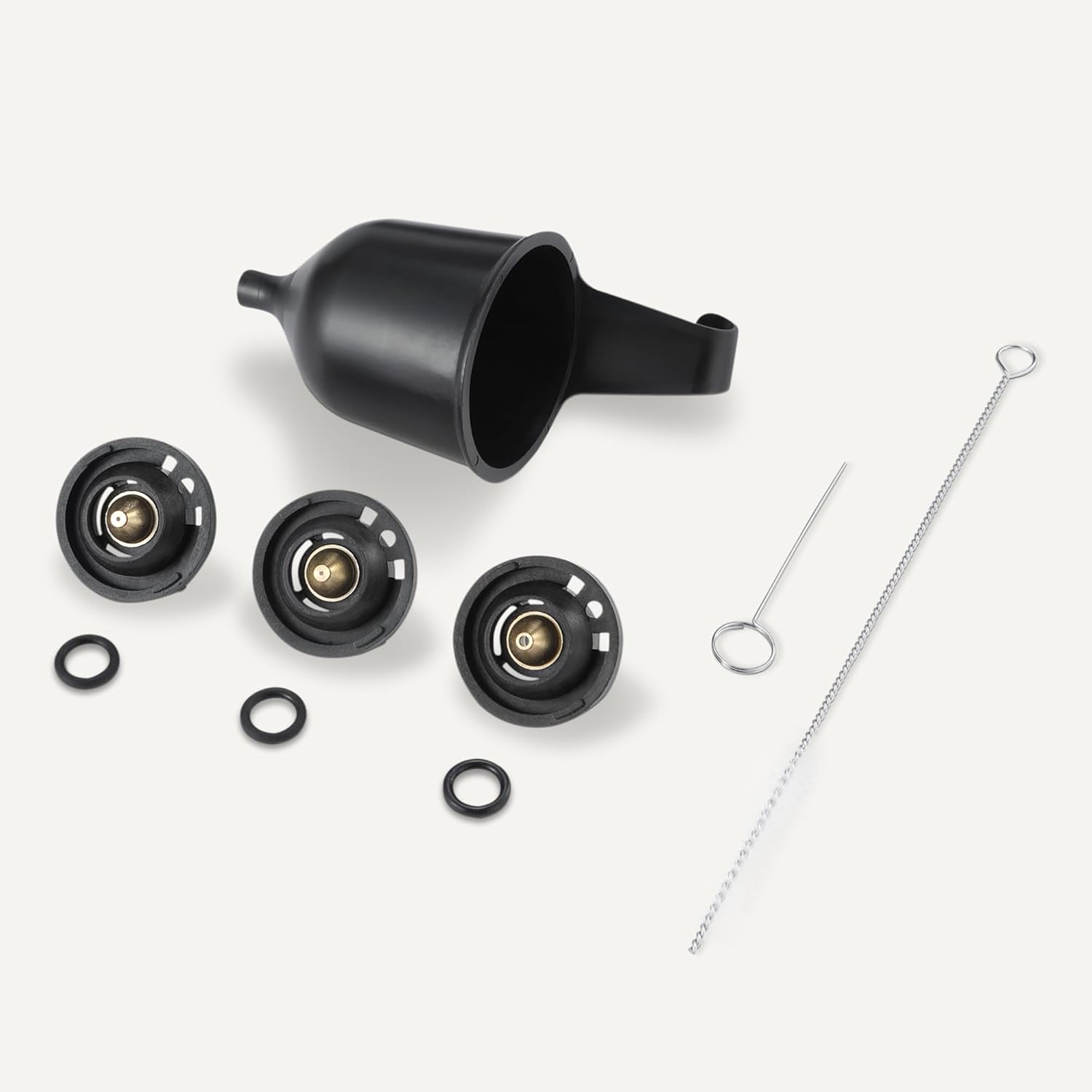 Detalle 2 de Amazon Basics Pistolet Pulvérisateur Électrique 700 W – Réservoir 1200 ml, 4 buses et 3 motifs de pulvérisation