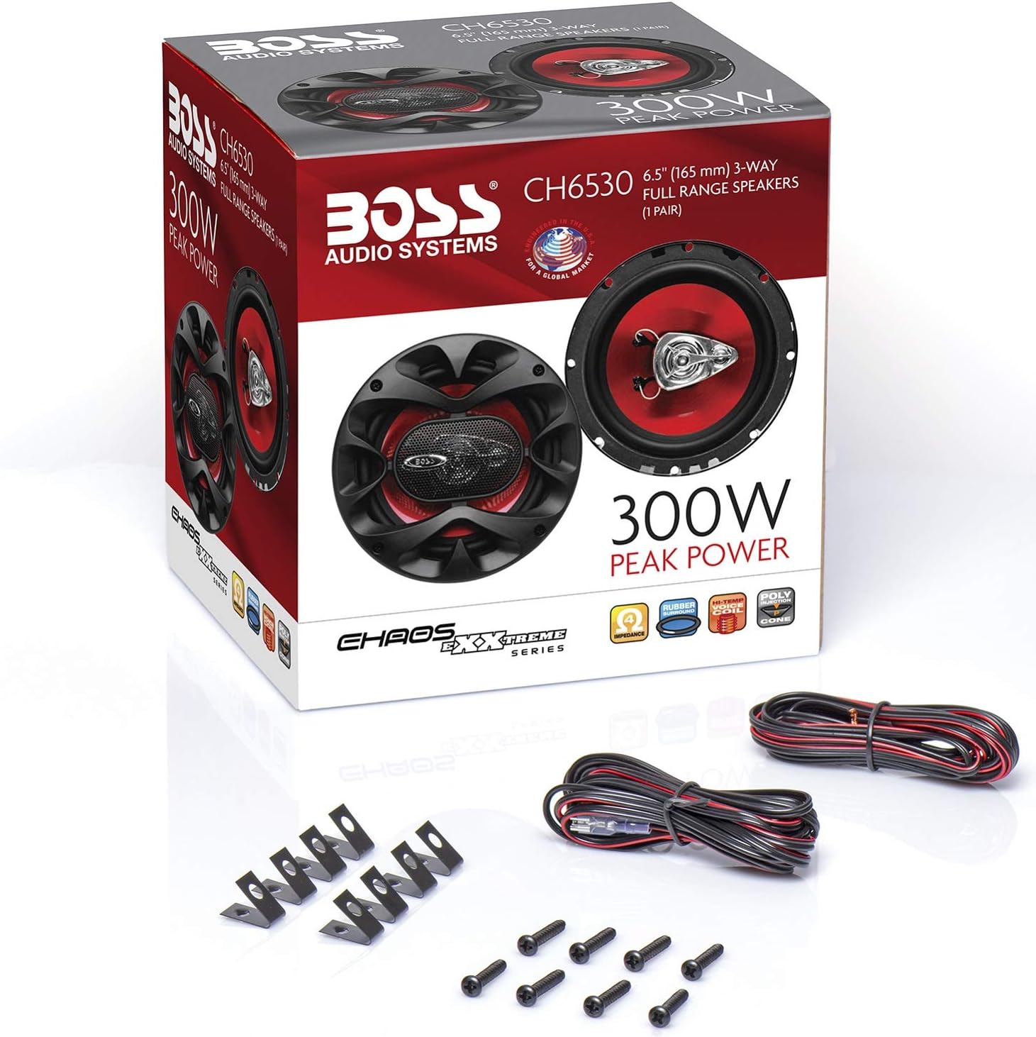 Thumbnail 5 de BOSS Audio Systems CH6530 Chaos Series 6.5-Inch Car Door Speakers (Pair) – 3-Way Coaxial