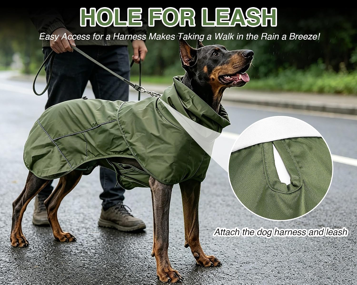 Detalle 2 de Skmeditec Dog Raincoat 4XL