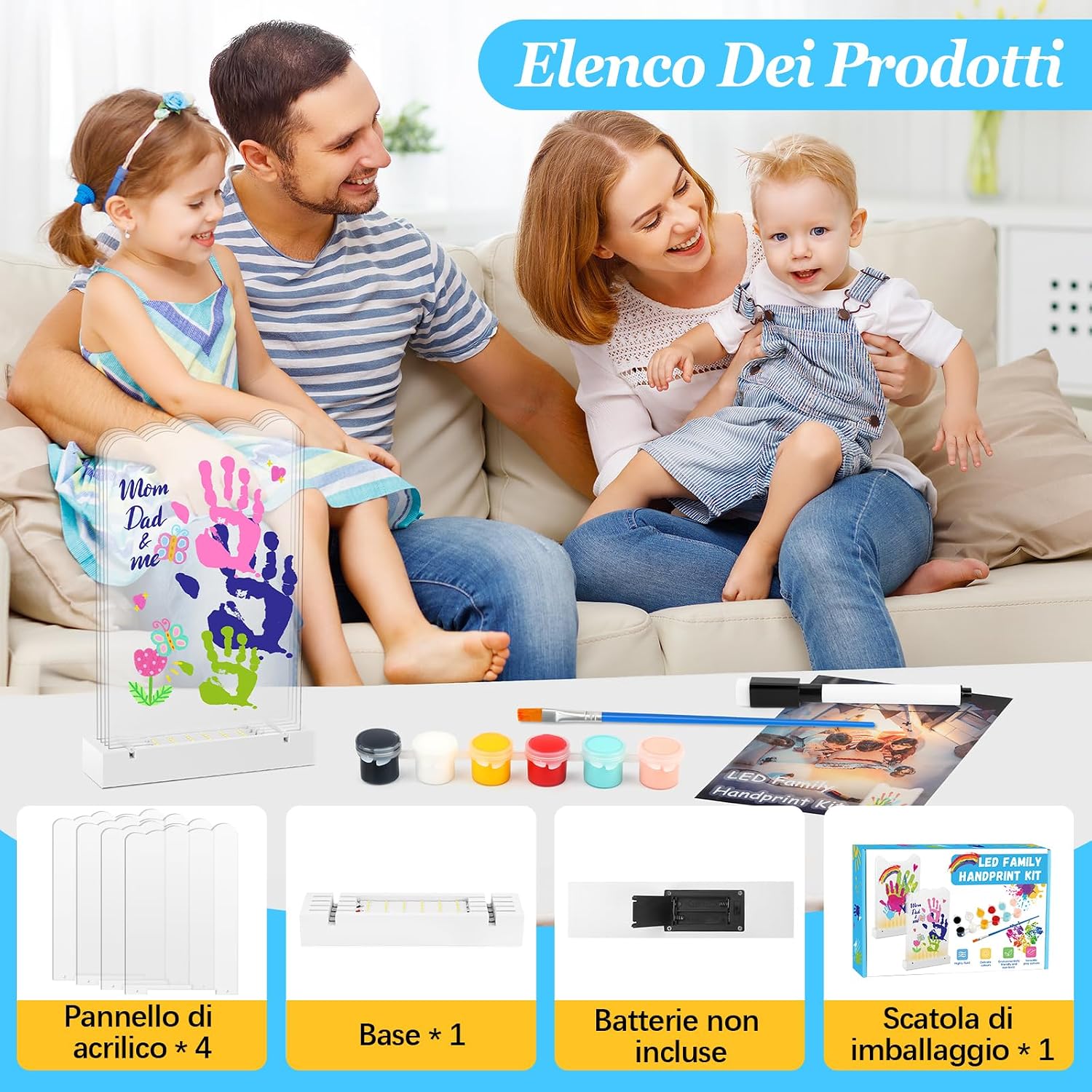 Detalle de Herefun Kit Impronte 4 persone