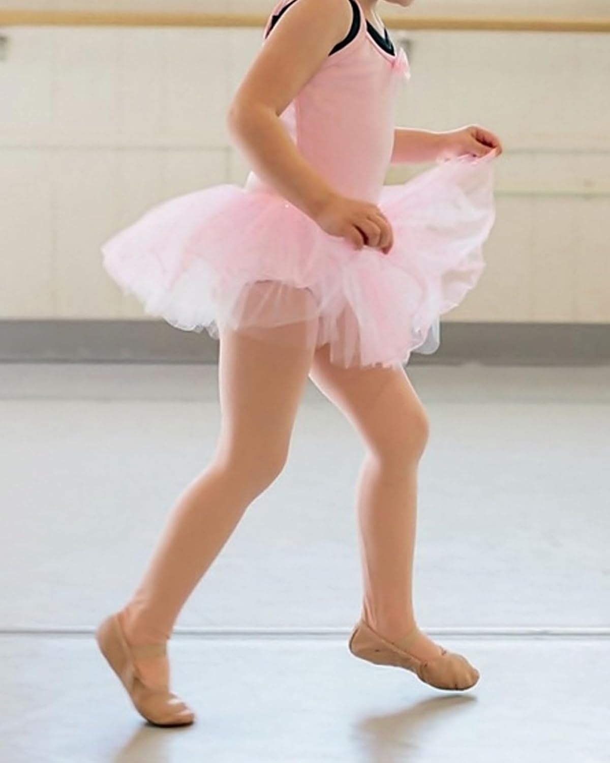 Detalle de Stelle Girls’ Footed Ballet Tights, 2T–15Y, Four-Way Stretch