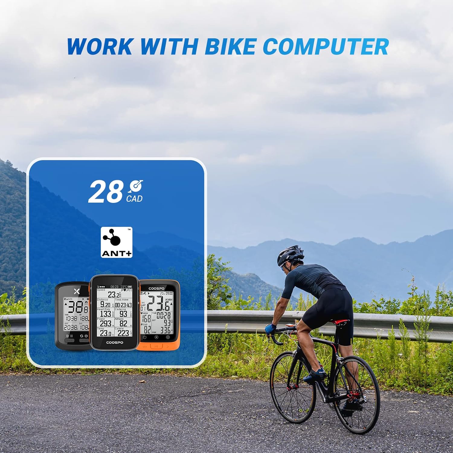 Thumbnail 5 de moofit CS9 sensore cadenza/velocità Bluetooth ANT+ IP67