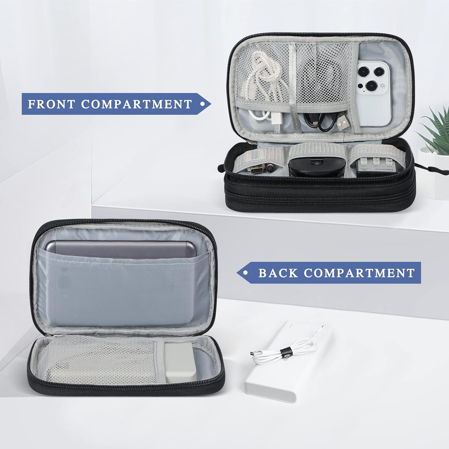 Detalle de Simpolor cable organiser bag double layer