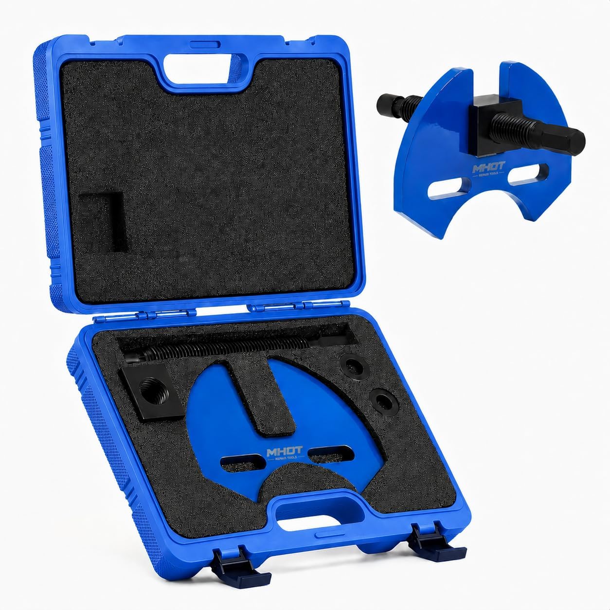 Detalle de Mhot Wheel Hub Removal Tool Kit for 5-, 6-, and 8-Lug Hubs