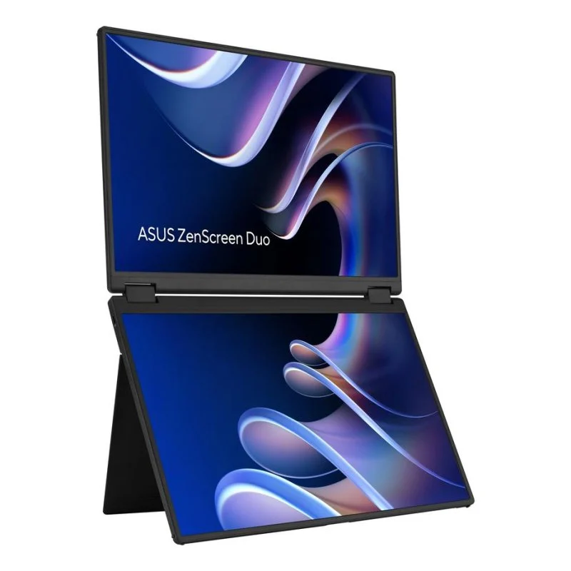 Detalle de ASUS ZenScreen Duo MB14FCD, monitor portátil de doble pantalla WUXGA y HDR10