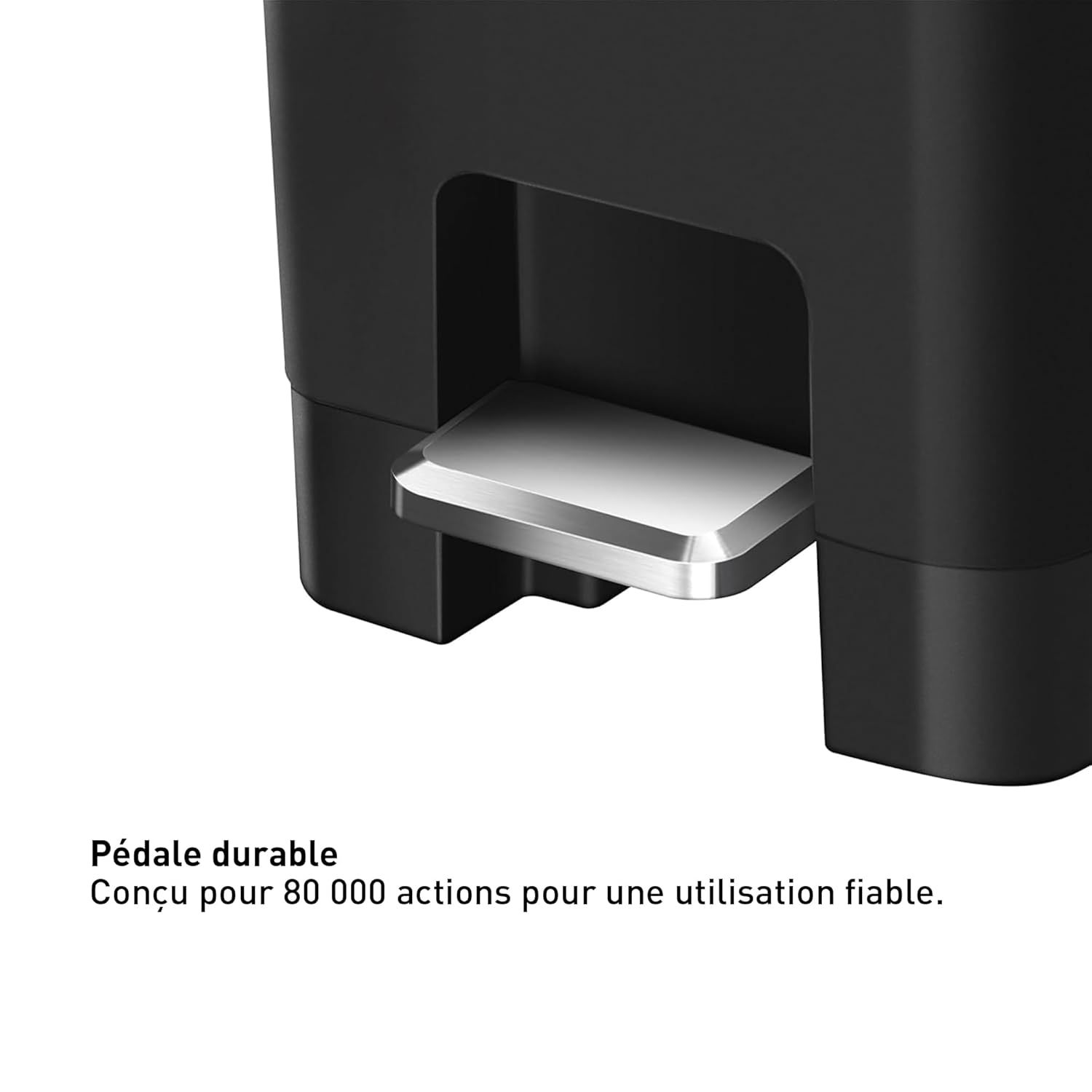 Thumbnail 6 de EKO Poubelle Cuisine Hana 30L Noire avec Pédale – Finition sobre et fermeture silencieuse