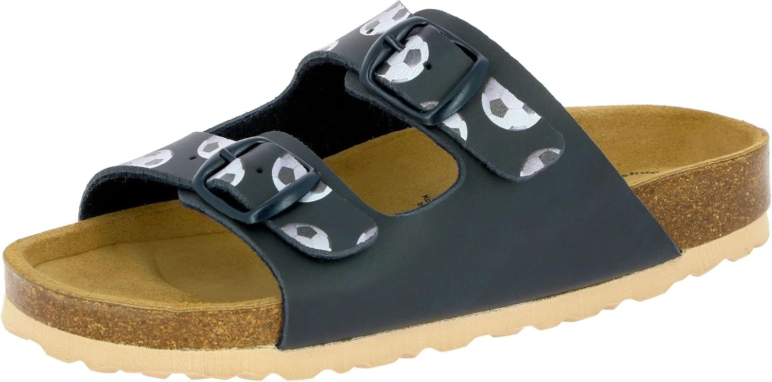 Detalle de Lico Unisex Kinder Bioline Kids Pantoletten – komfortable Sandale mit verstellbaren Schnallen