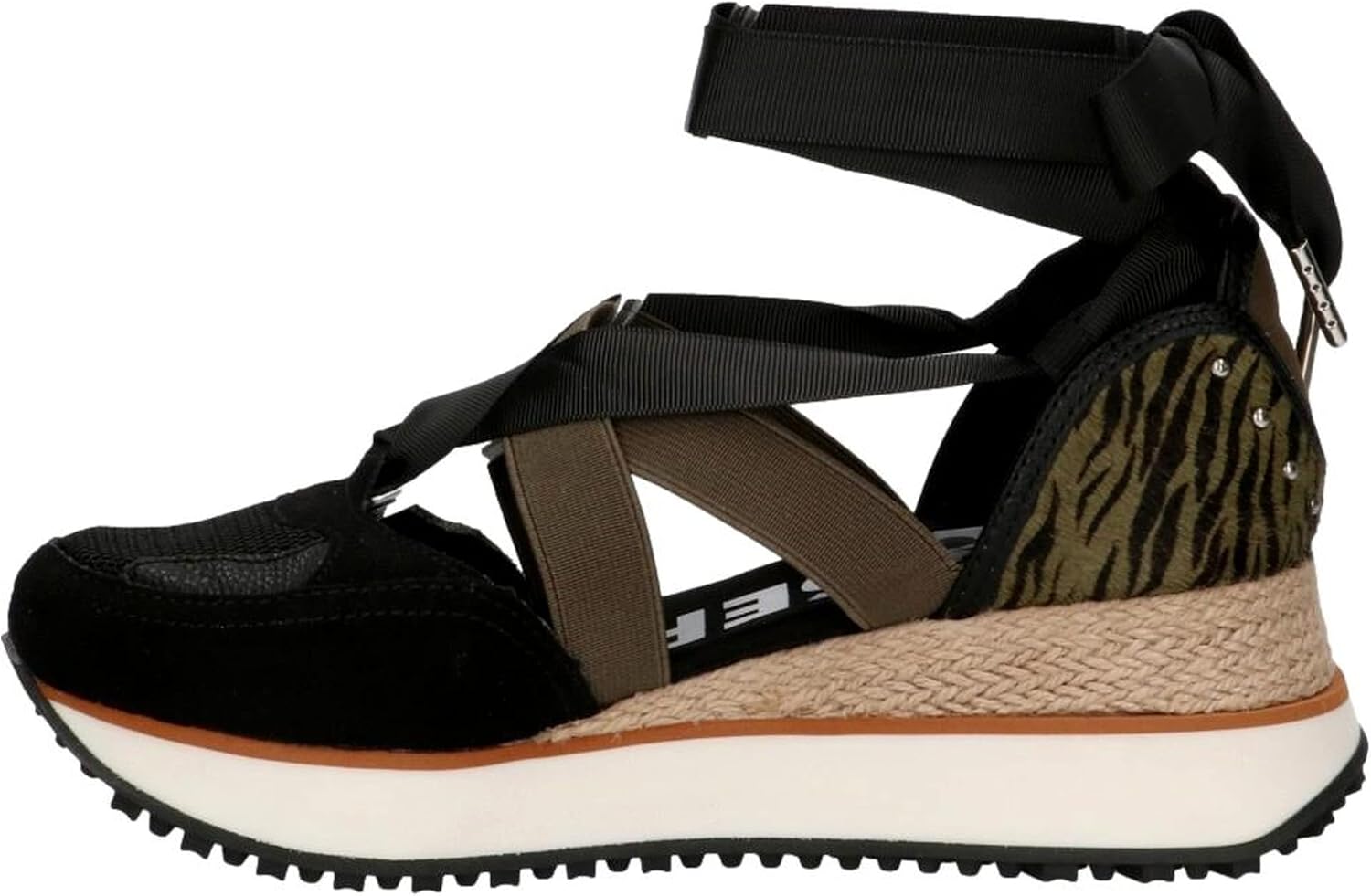 Thumbnail 3 de SETTALA Chaussures noires femmes, style espadrille – Sneakers confortables