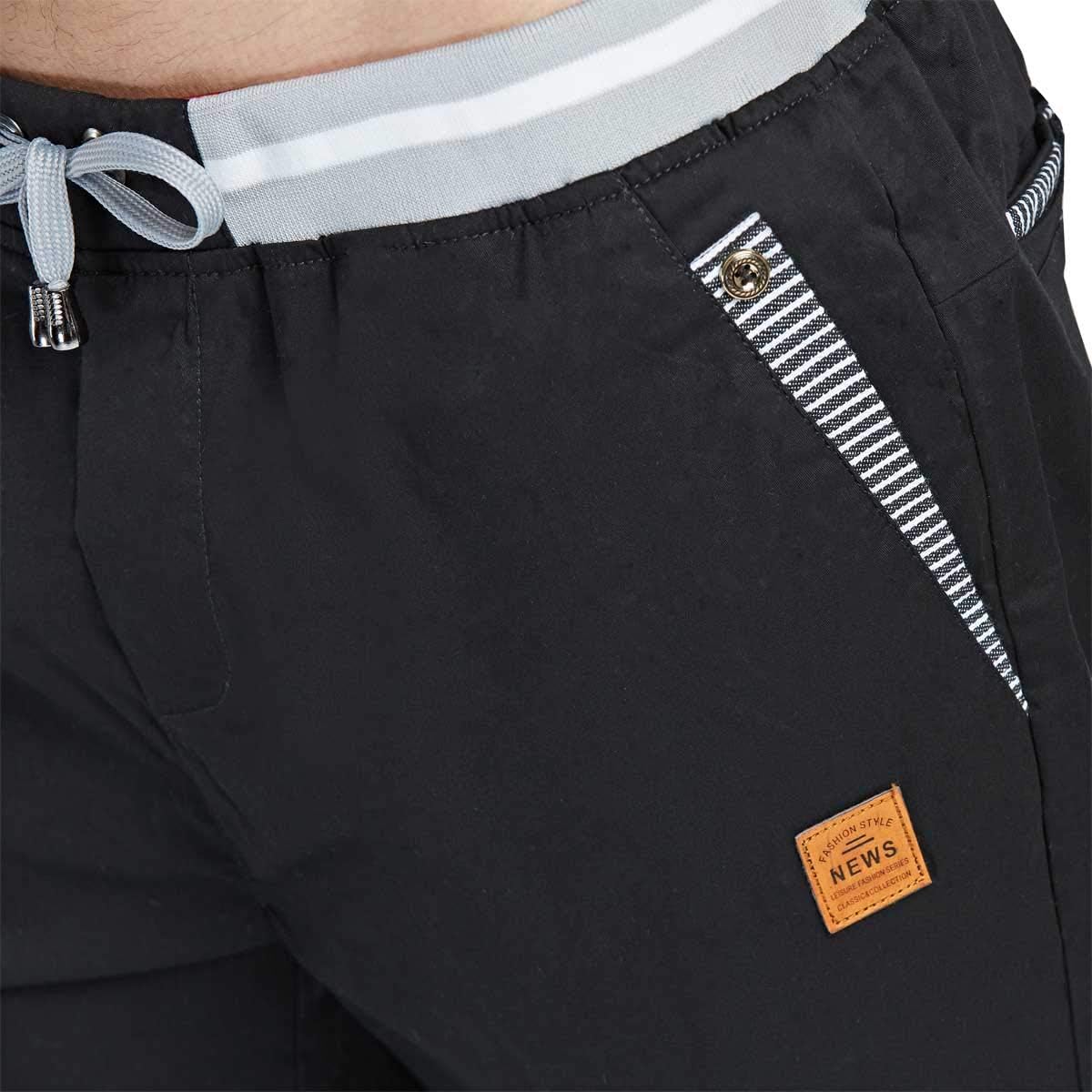 Thumbnail 3 de JustSun Herren-Chino-Shorts aus Baumwolle mit Tunnelzug – kurze Sommerhose