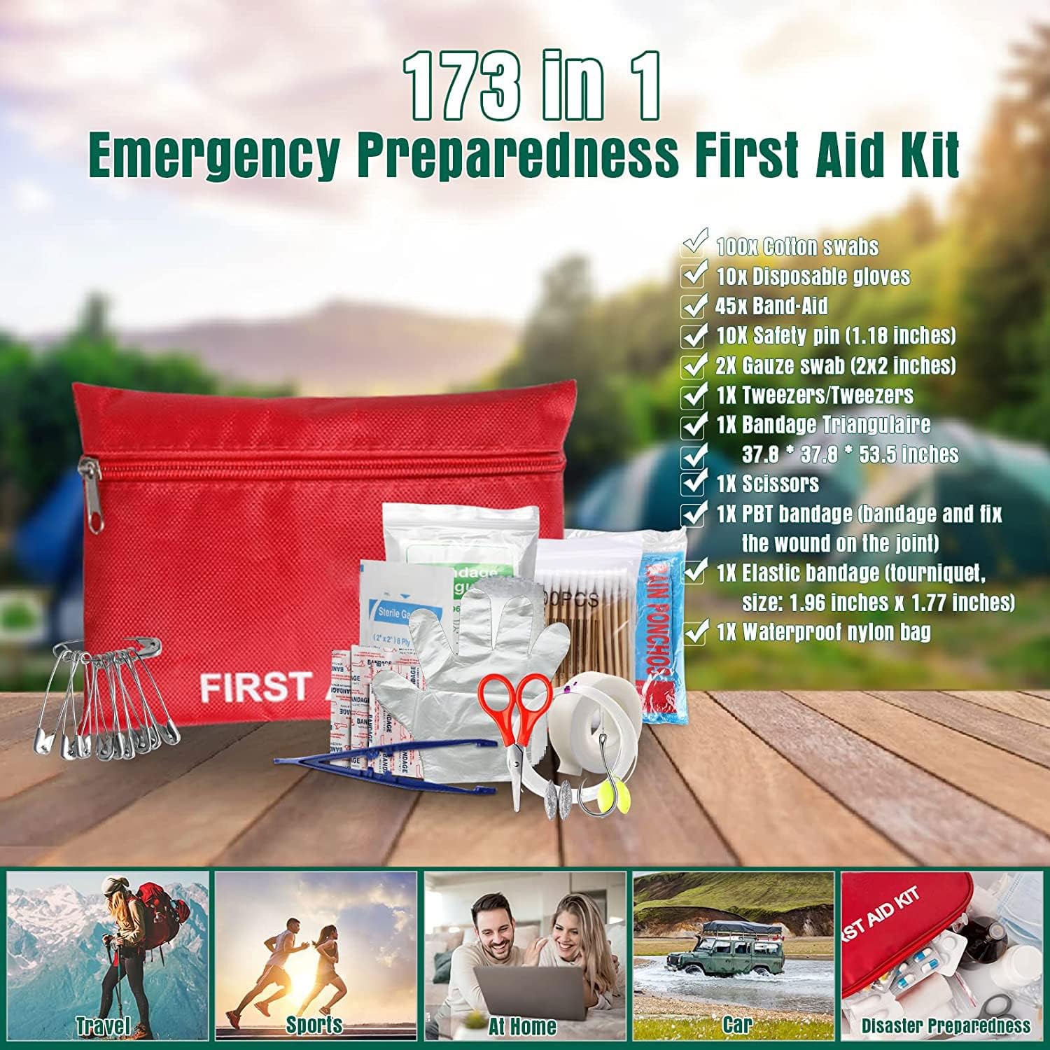 Thumbnail 5 de Survival Kit 54-in-1 Erste Hilfe Set