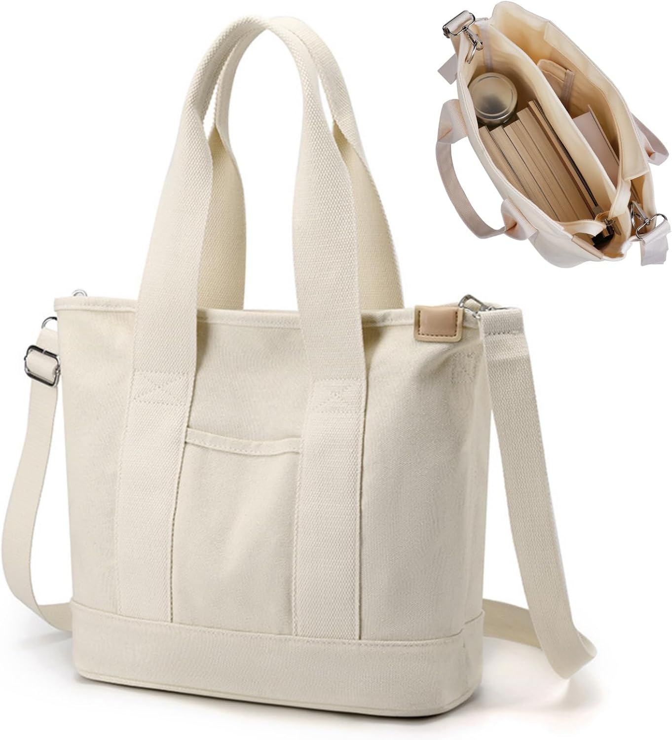 Detalle de Bolso de Lona Aucuu Bandolera Mujer gran capacidad