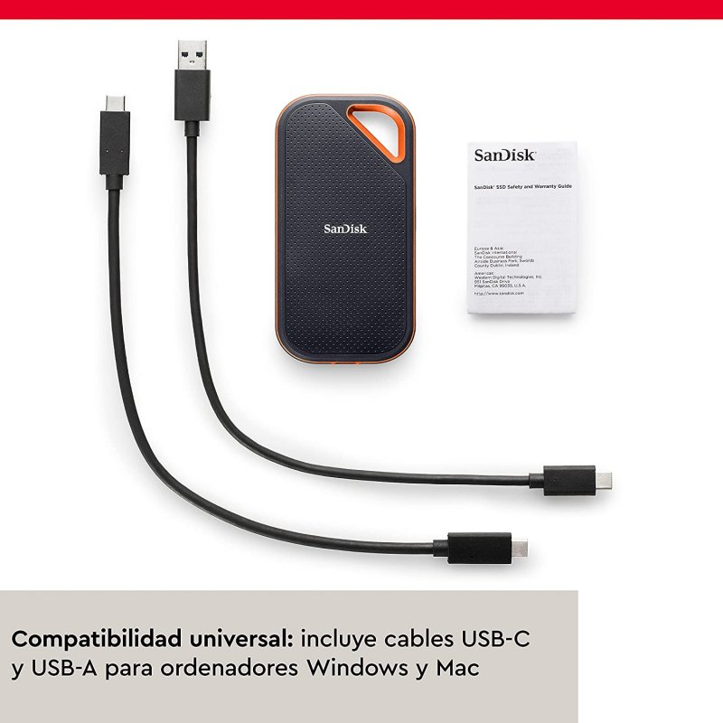 Thumbnail 2 de SanDisk Extreme PRO SSD 4 TB USB-C rápido 2.000 MB/s