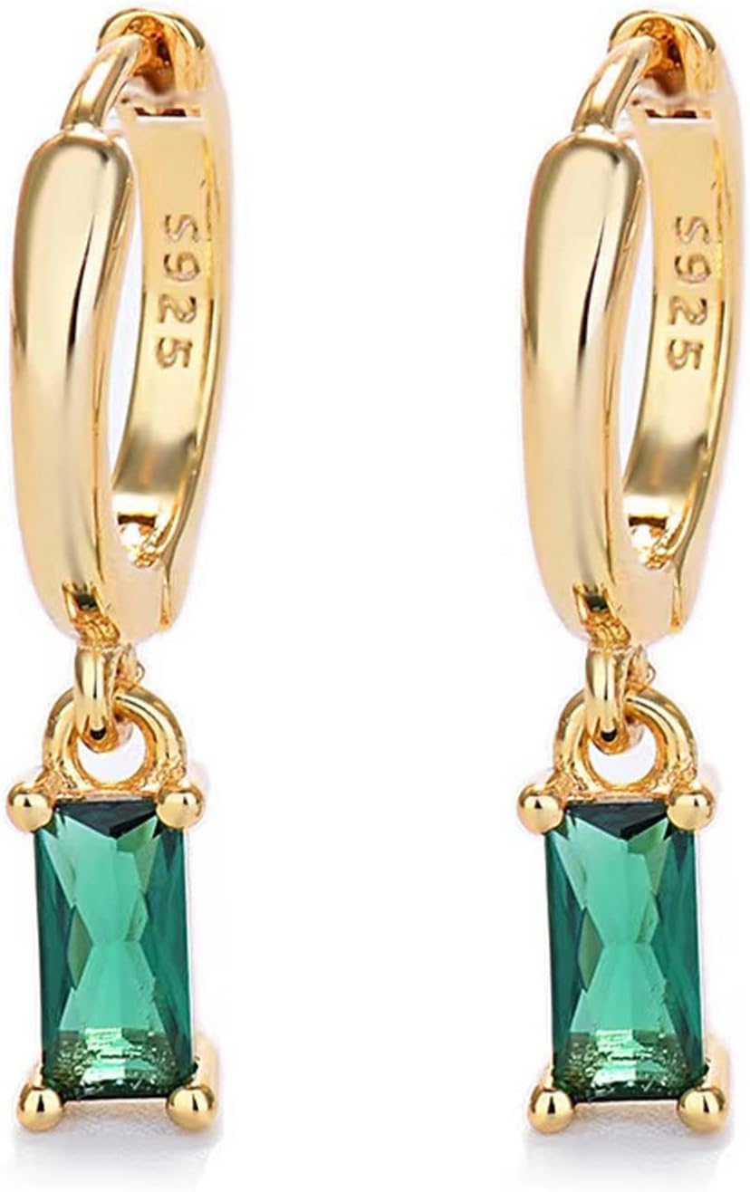 Detalle de Orecchini A Cerchio Con Pendenti in Oro 14K – Donna, Uomo e Bambina, 2 Pezzi