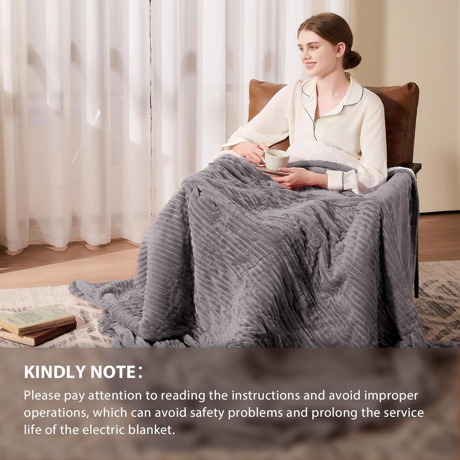 Thumbnail 5 de Homemate Heated Blanket 50x60