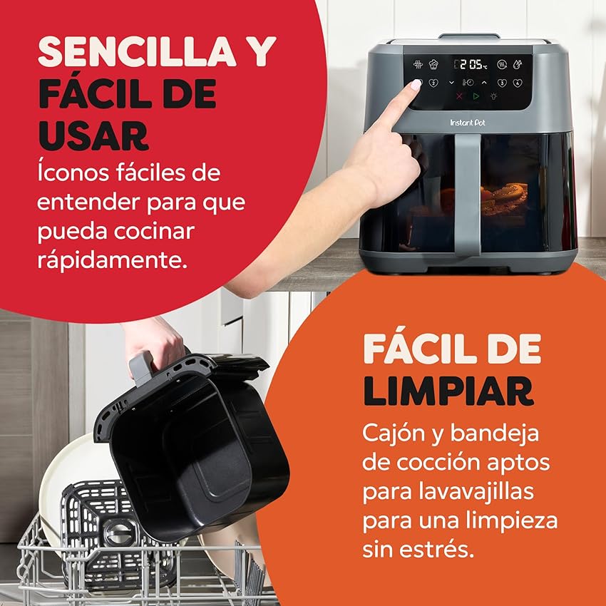 Thumbnail 4 de Instant Pot Vortex Compact Trufa Freidora 4 en 1, 5L 🍟
