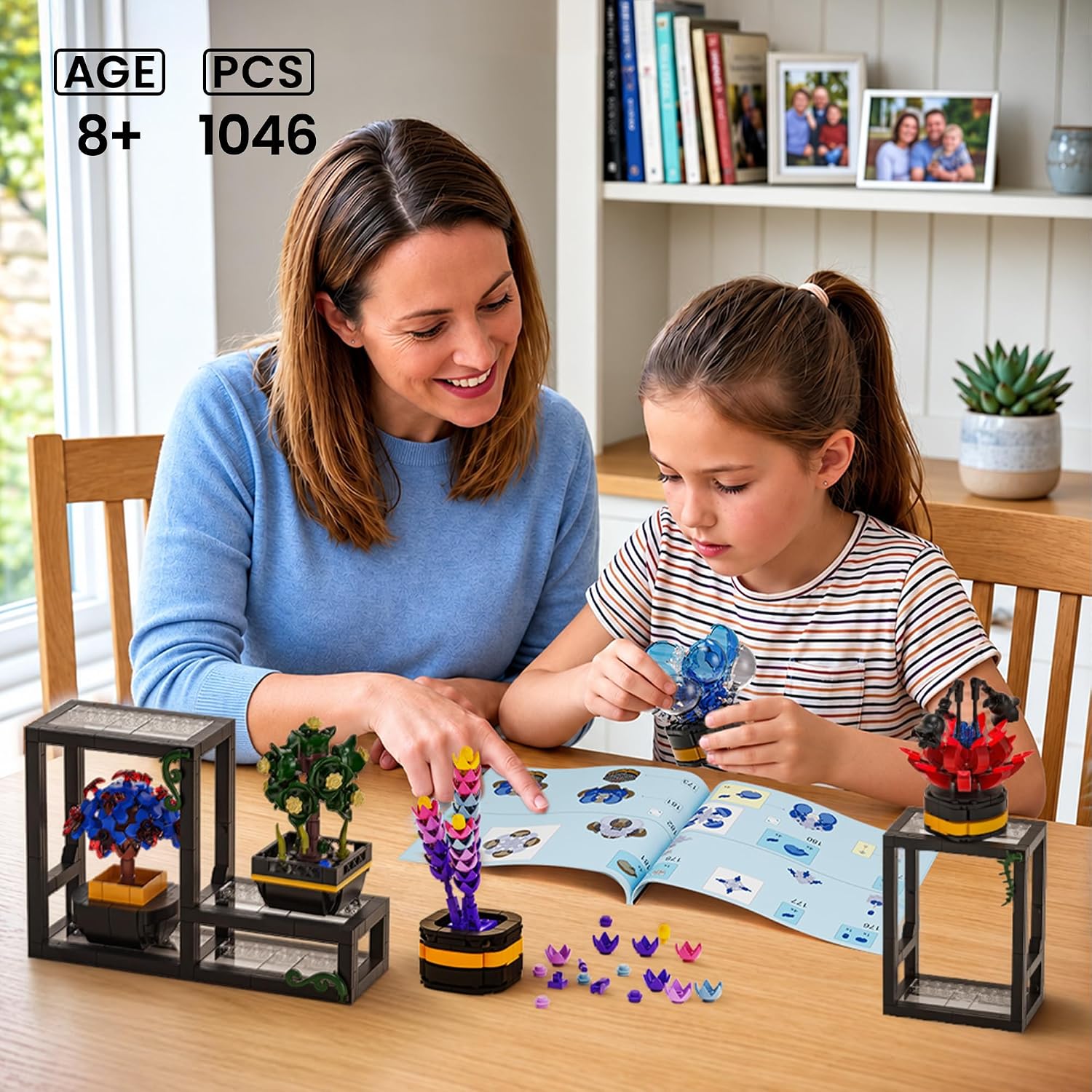Detalle de Glikid Succulent Building Set, 7 Plants