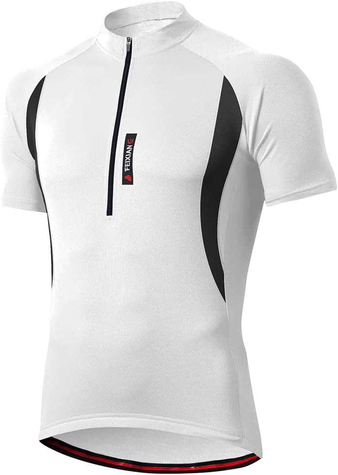 Detalle de MEETWEE Magliette Ciclismo Uomo: maglia MTB/strada con 3 tasche e zip