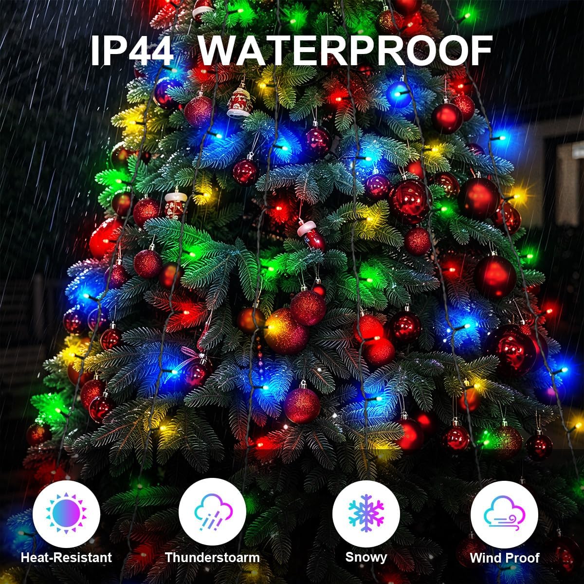 Thumbnail 4 de DREAMLAND DRCR100 Christmas Tree Topper Lights, 240 Multicolour LEDs, 8 Modes