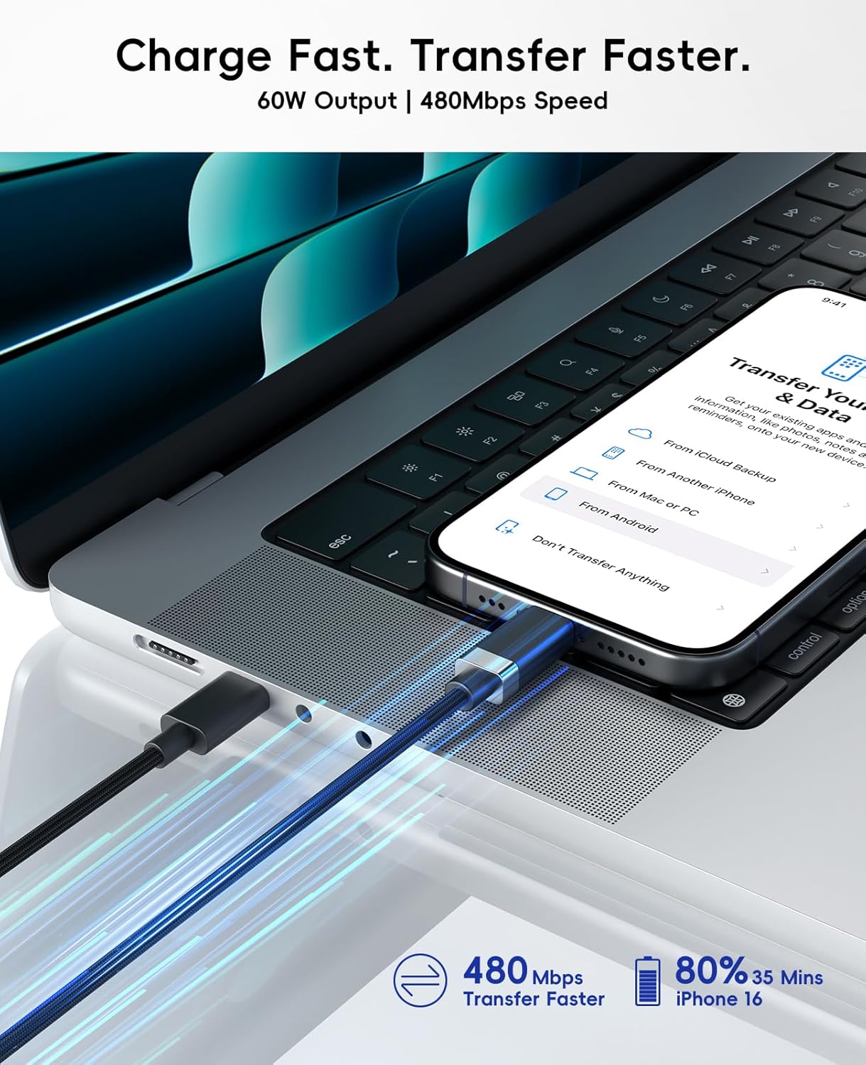 Thumbnail 3 de Magtame StayCable 1,5 m cavo magnetico USB-C