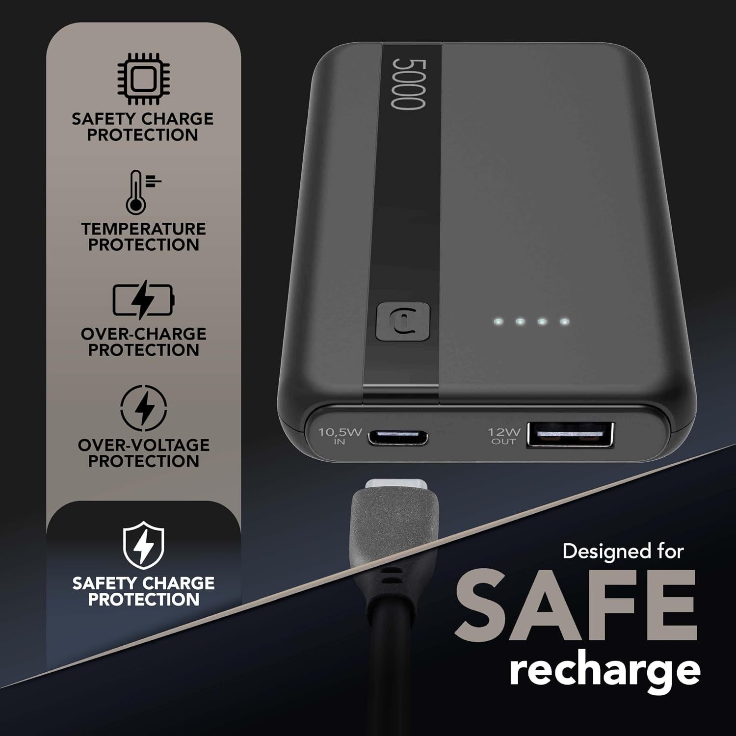Thumbnail 4 de cellularline Power Bank 5000 5000 mAh
