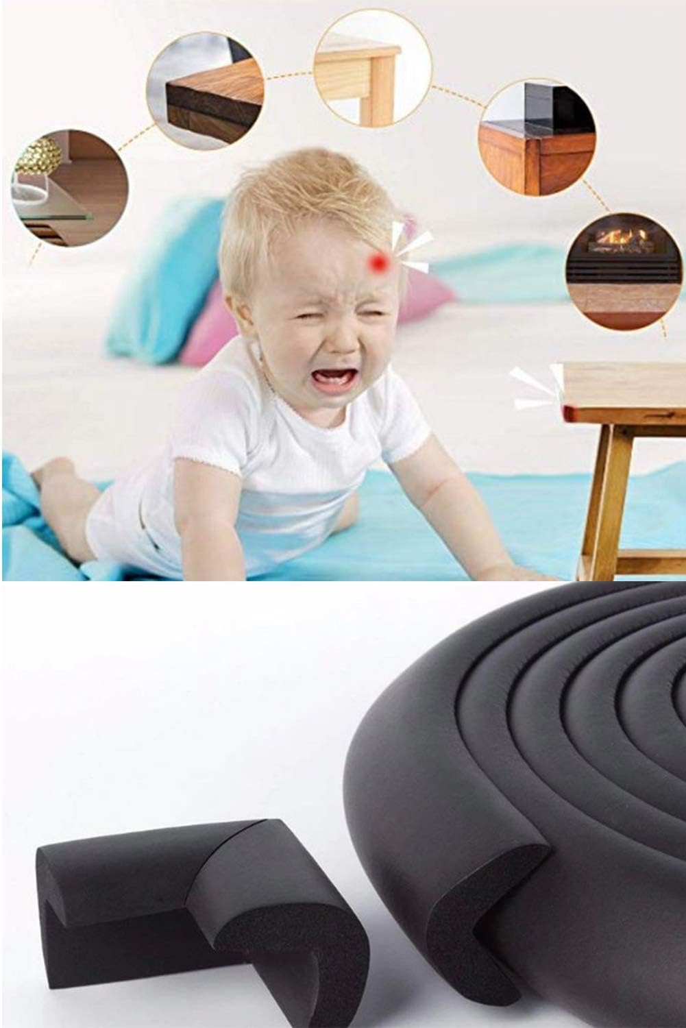 Detalle 2 de Fairy Baby Safety Edge & Corner Guards 19.7ft Accessories 🎀