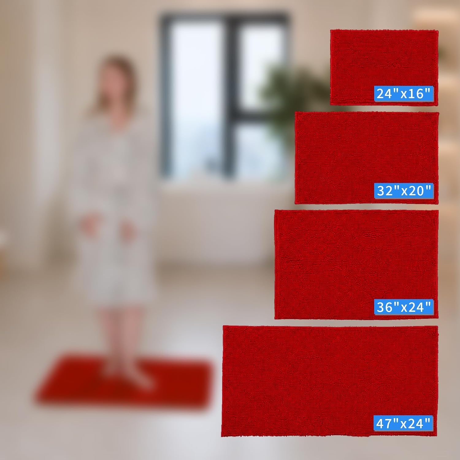 Detalle de Avrilo Bathroom Rug 47" x 24