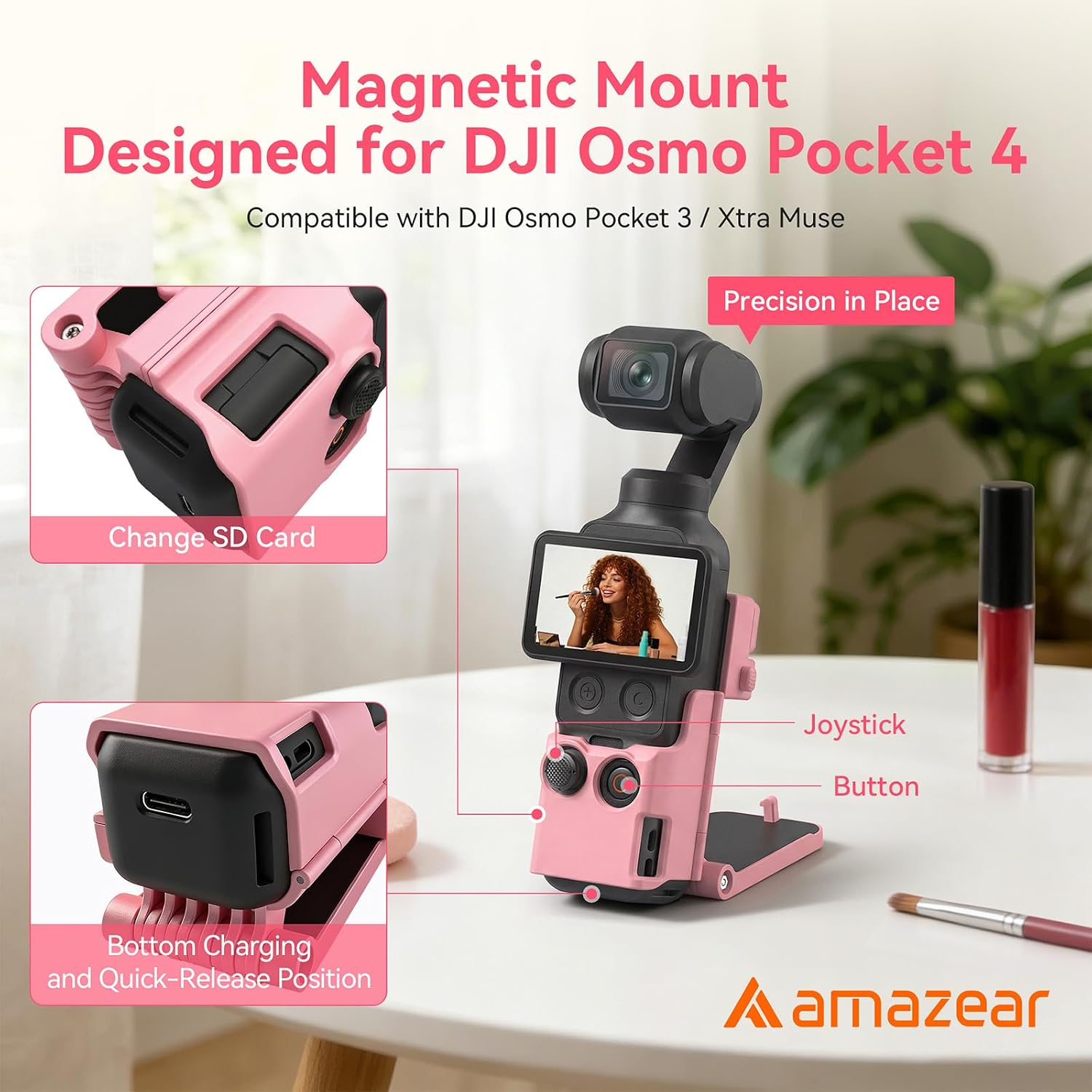 Thumbnail 1 de AMAZEAR Magnetische Halterung für Osmo Pocket 3