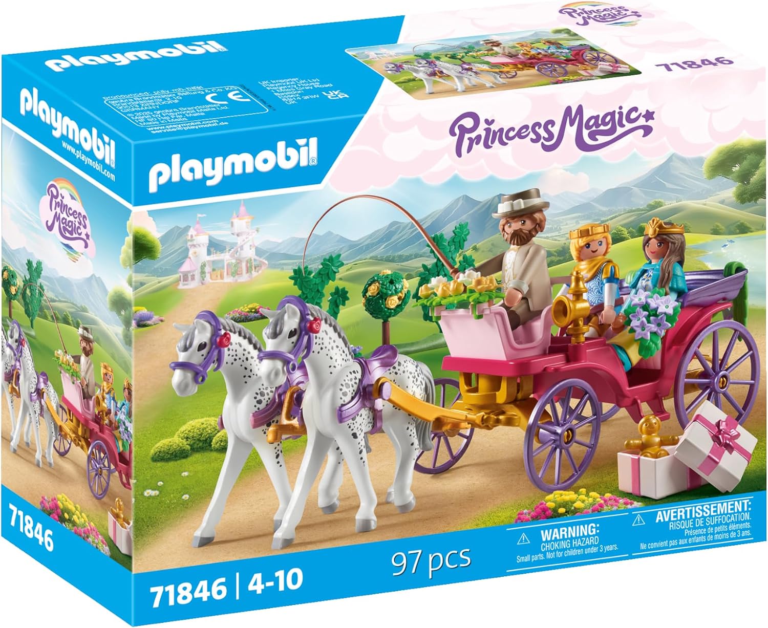 Detalle de PLAYMOBIL Princess Tre Principesse (72055) - 3 principesse con vestiti intercambiabili e accessori