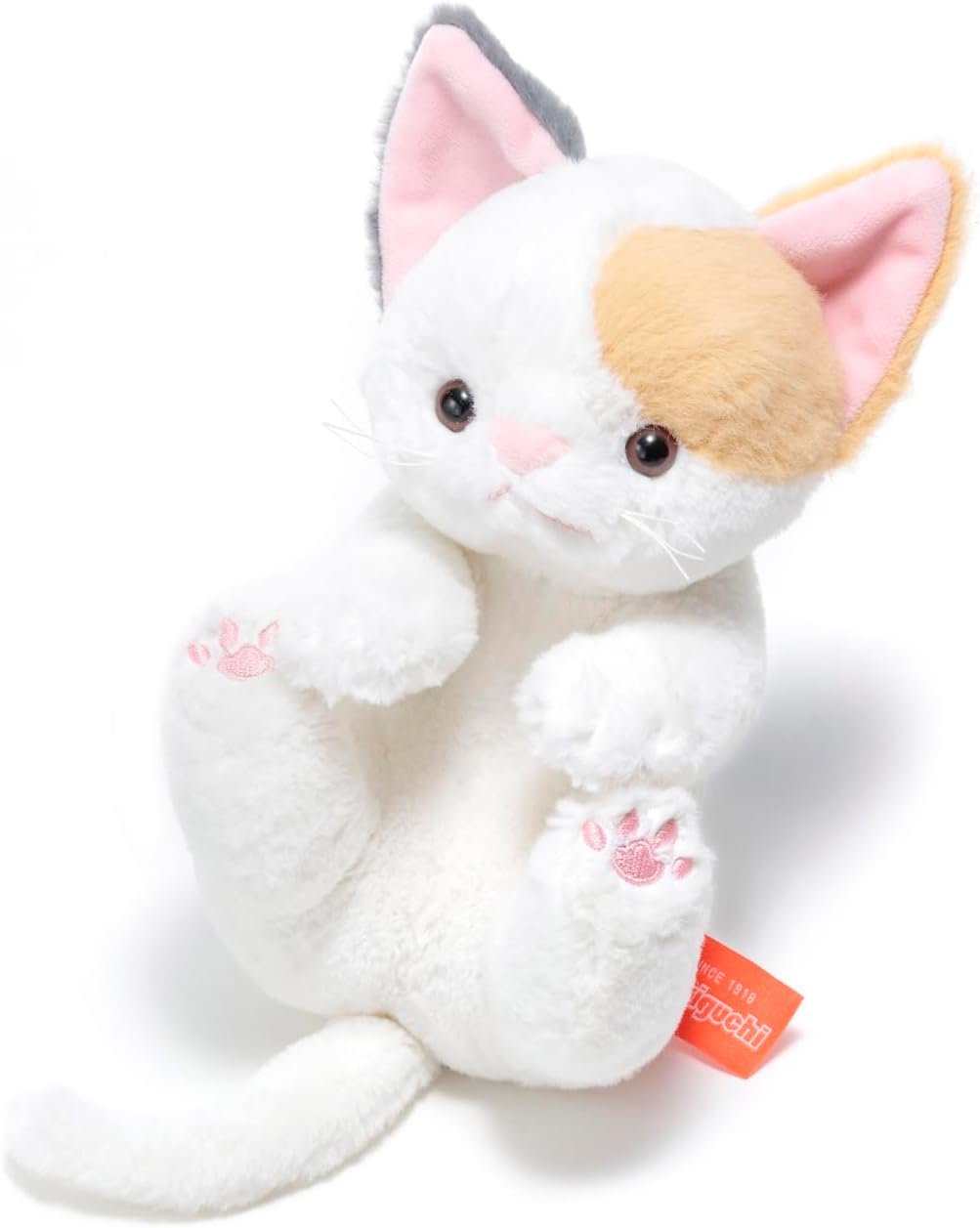 Detalle de セキグチ ころりんぬいぐるみ ねこ しろふわ 812844|丸いフォルムとおすわりポーズ