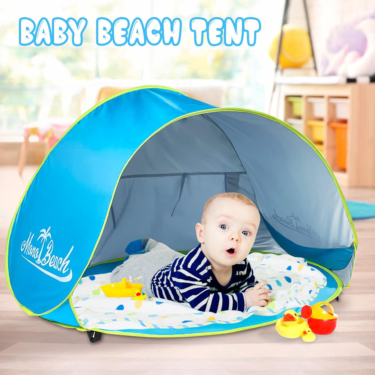 Thumbnail 3 de Monobeach Baby Beach Tent Pop Up Portable Shade Pool (UV Protection) for Infants