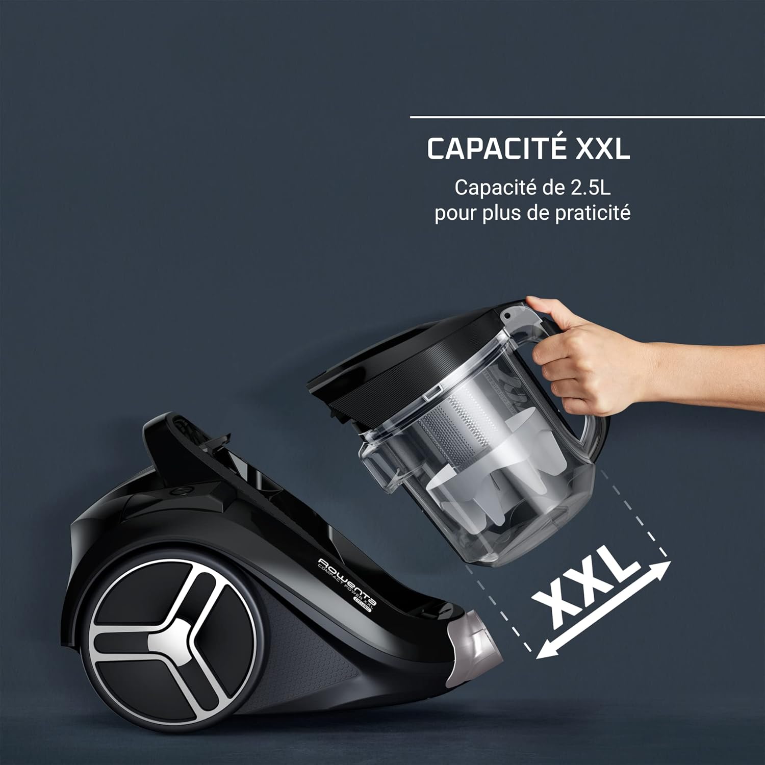 Thumbnail 4 de Rowenta Compact Power XXL Aspirateur sans sac 2,5 L 🧹