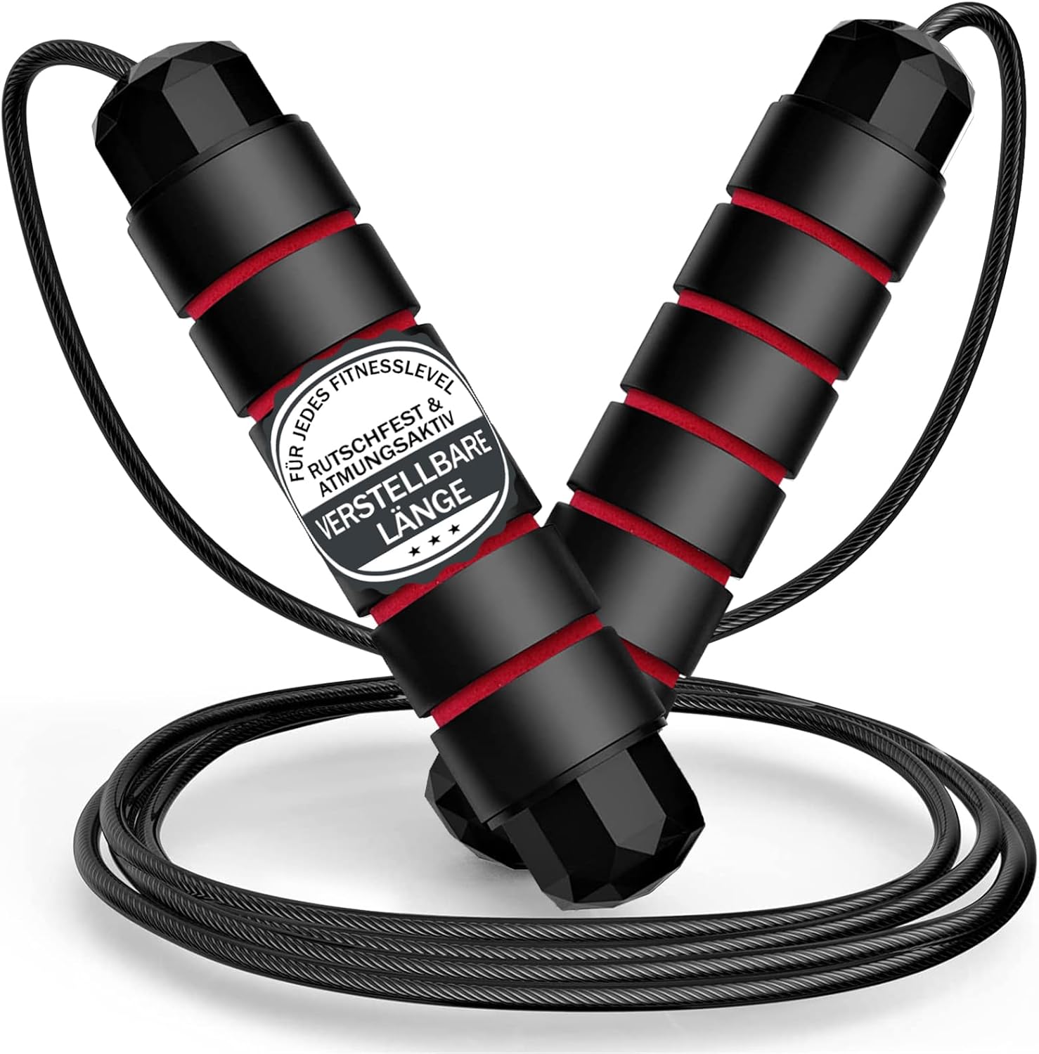Springseil 3 m verstellbar mit Schaumgriffen