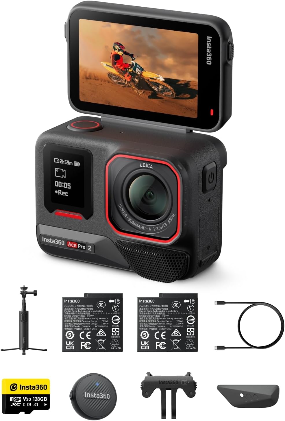 Detalle de Insta360 Ace Pro 2 8K Caméra d’action