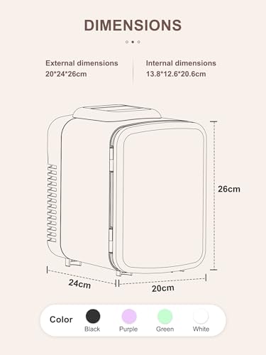 Thumbnail 1 de Reemix Mini Fridge 4 Litre: Portable 6 Can Cooler & Warmer in Pearlescent White
