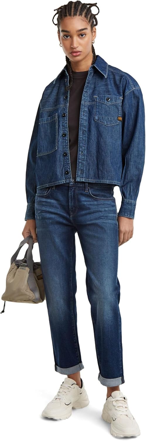 Detalle 2 de G-STAR Damen Kate Boyfriend Jeans – niedrige Taille mit relaxedem Schnitt
