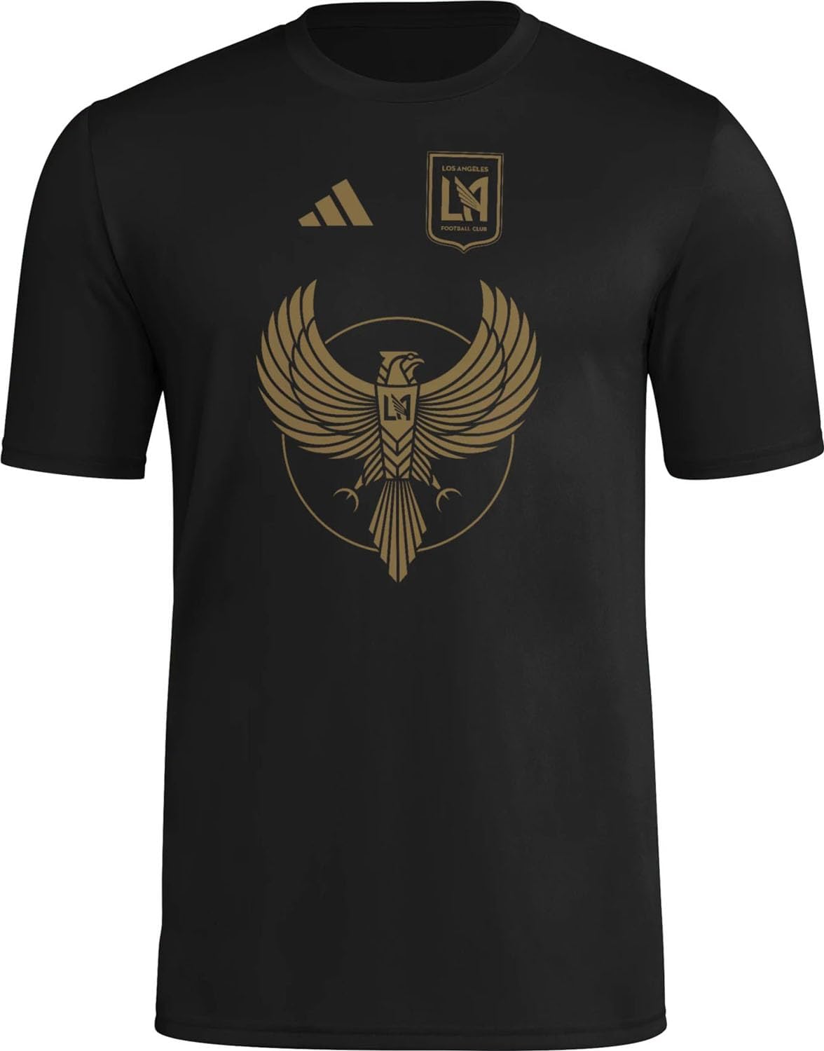 Thumbnail 3 de adidas Men’s Los Angeles FC Pre-Game Short Sleeve T-Shirt (Regular Fit)
