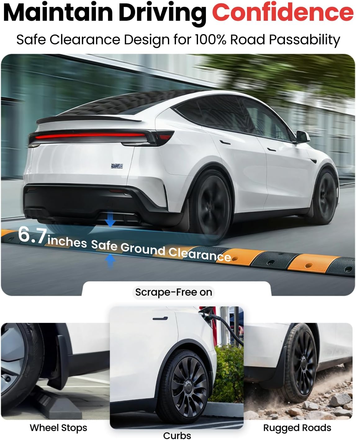 Thumbnail 6 de REEVAA Model Y Juniper Mud Flaps Set of 4