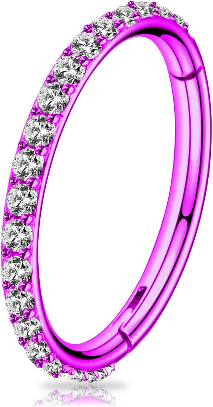 Thumbnail 6 de Artskin Grade 23 titanium 16G nose hoop