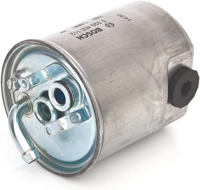 Detalle de Filtro Diesel Bosch N2112 per Auto: separa particelle e acqua, proteggendo l’impianto di iniezione