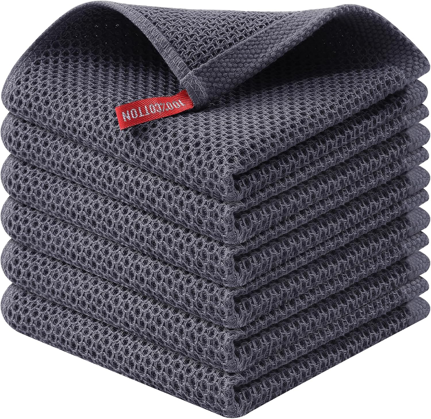 Detalle de Kitinjoy 100% Cotton Dish Cloths 12x12