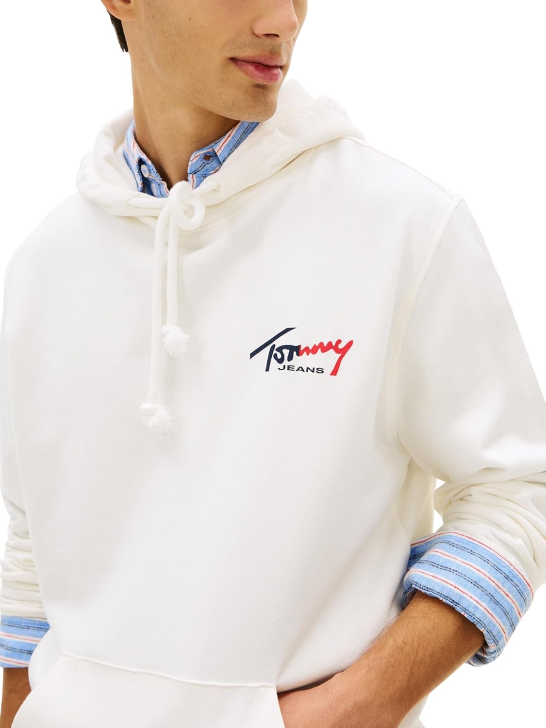 Thumbnail 2 de Tommy Jeans TJM Reg Entry Sign Hoodie Ext Dm0dm22680 – Sweat à capuche pour homme (Lot de 1)
