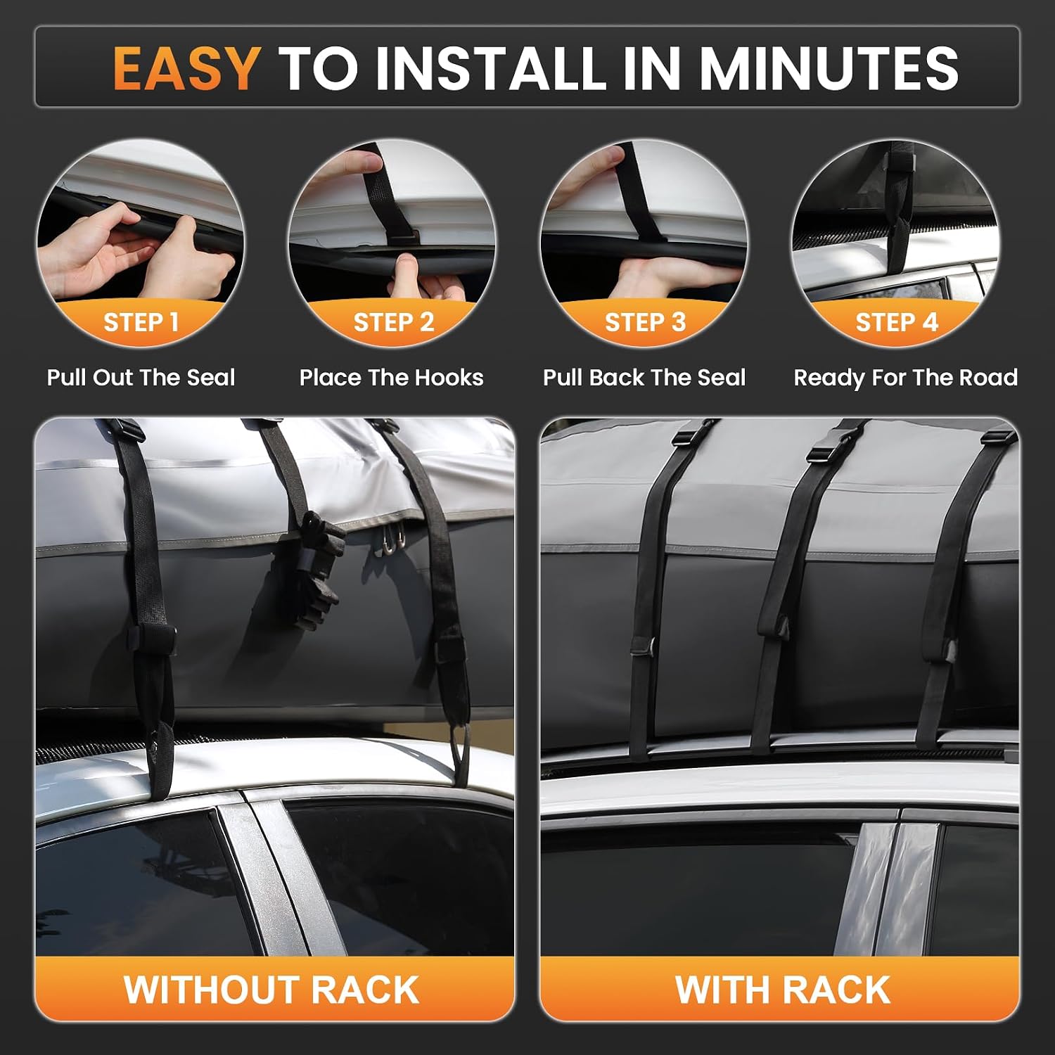 Thumbnail 5 de Sailnovo Car Roof Bag 580L waterproof