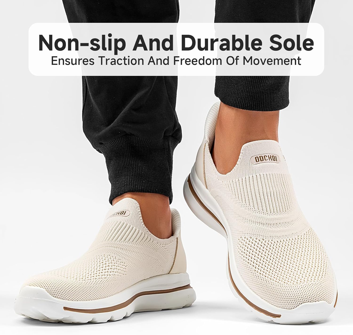 Thumbnail 4 de ODCKOI Slip On Sneaker Herren Leichtgewichtig