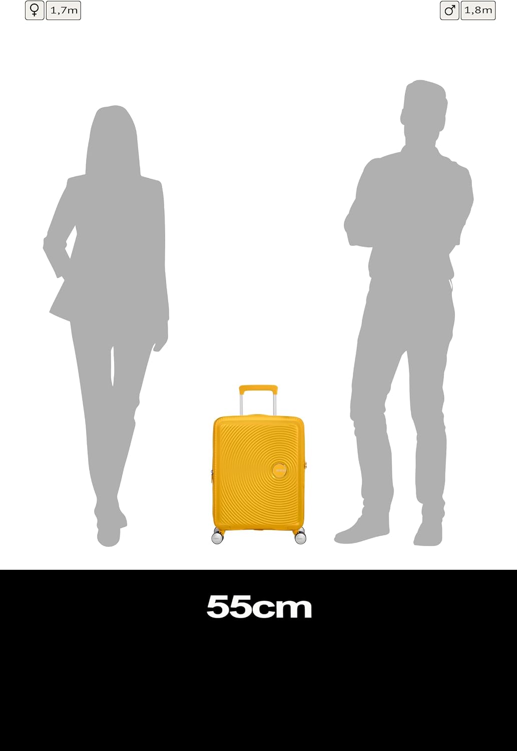 Thumbnail 6 de American Tourister Soundbox - Valise Spinner S Extensible 55 cm, Jaune