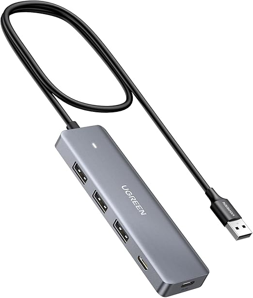 UGREEN Hub USB 3.0 Multipuerto 5Gbps para PC y Consolas ⚡