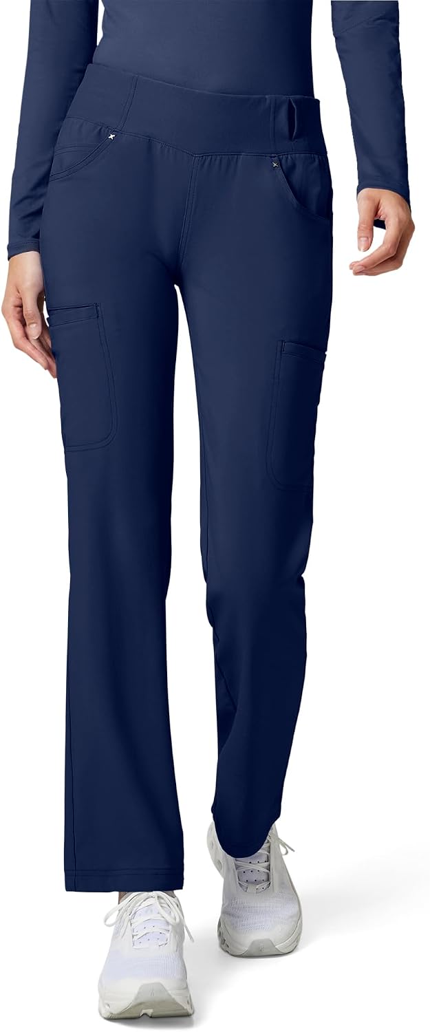 Detalle de Cherokee CK002 Iflex Women's Scrub Pants, 6 Pockets, 360° Stretch