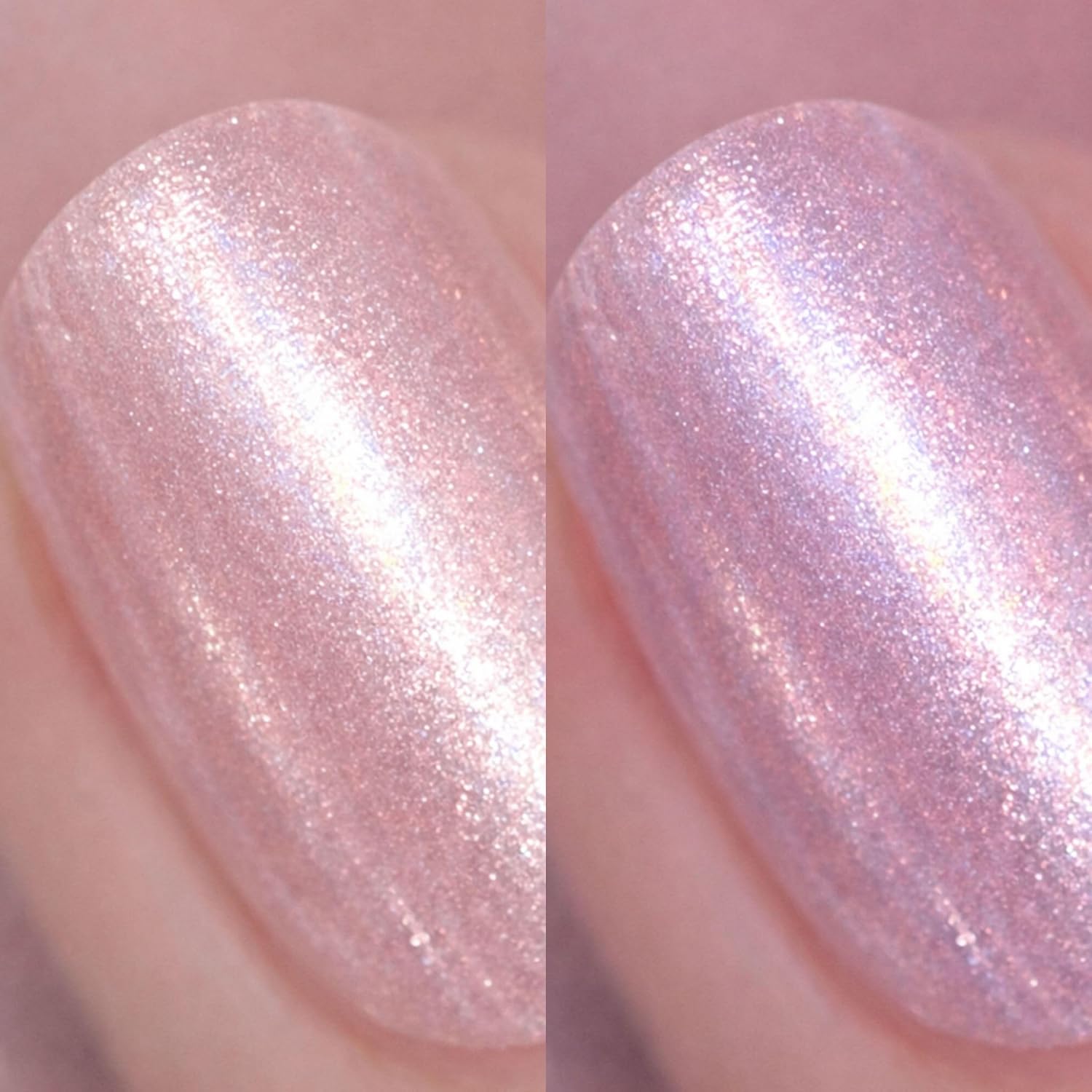 Thumbnail 2 de Nails.INC 45 Second Speedy Gloss Main Character Moment Nail Polish Duo – Quick Dry, Iridescent Glitter Shades