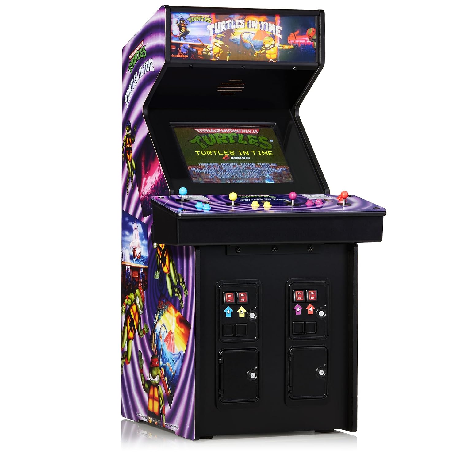 Detalle de Numskull Quarter Arcades TMNT Turtles in Time 1/4 Scale Arcade