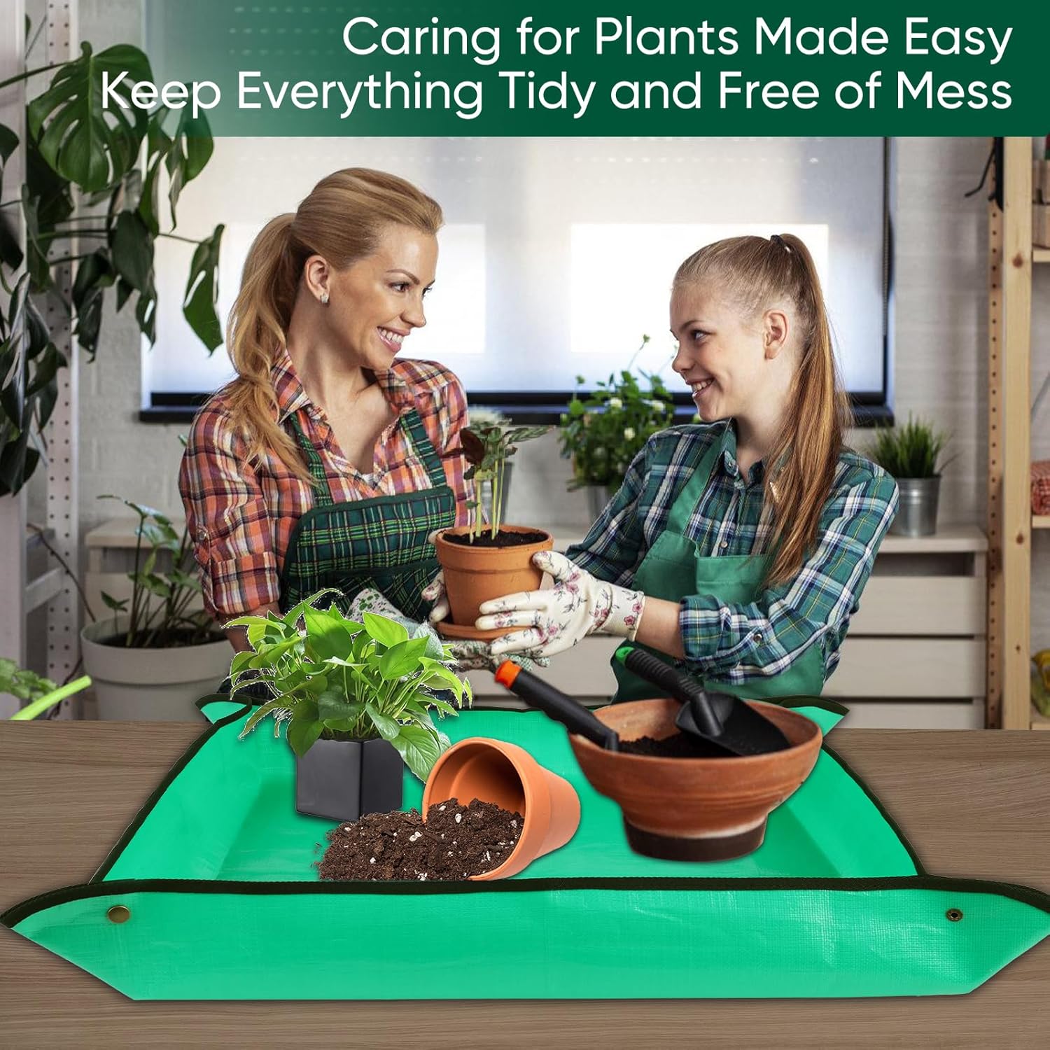 Thumbnail 1 de LCHUANG Repotting Mat 39.5 x 39.5 for Plants