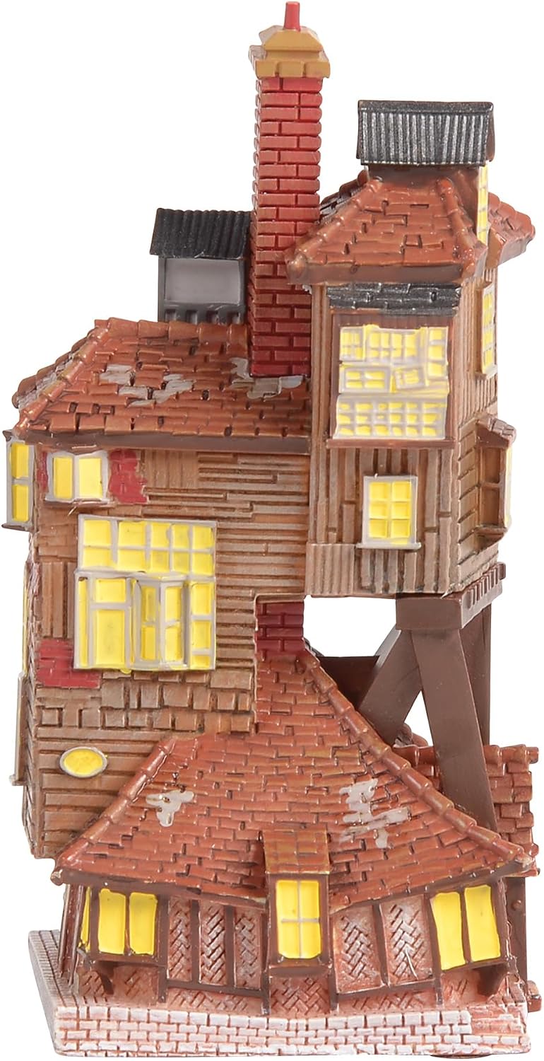 Detalle 2 de Department 56 ミニエンチャント ハリー・ポッター バロウのミニチュアフィギュア、手描きストーンレジン製